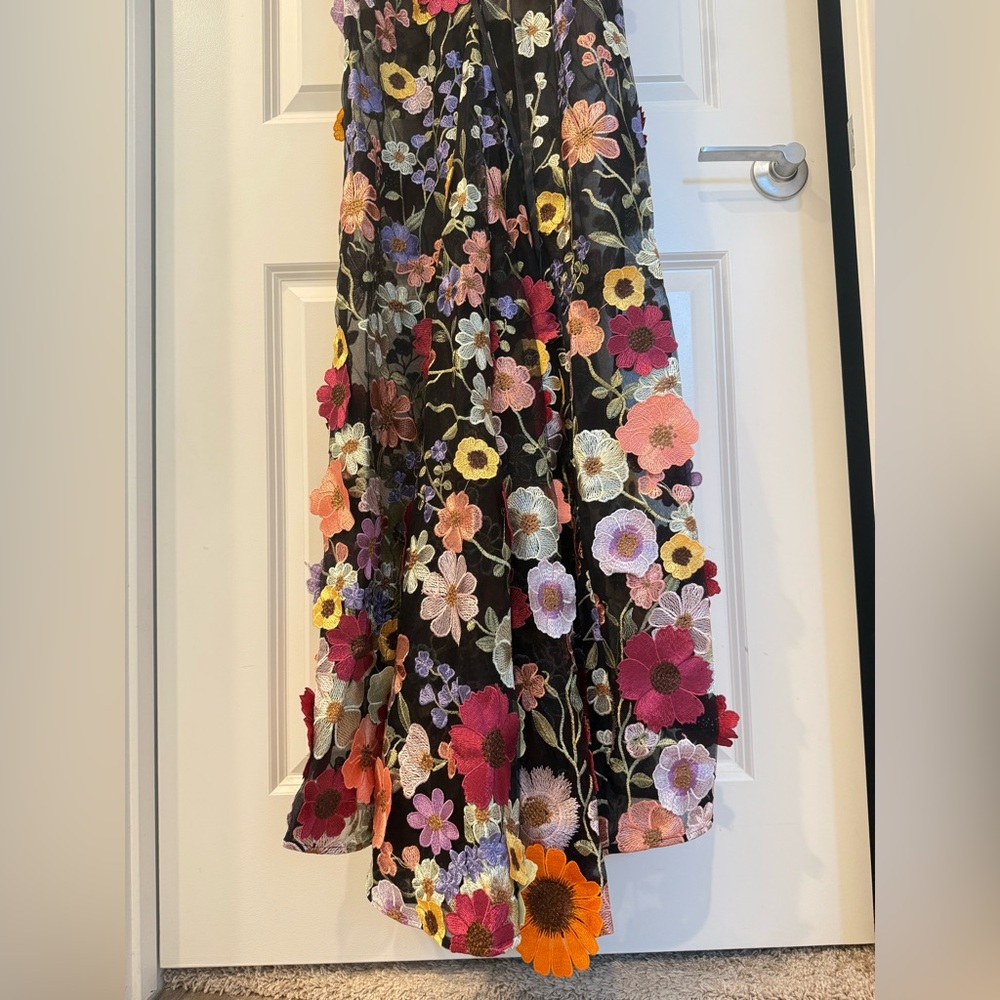 NWOT BRONX AND BANCO Jasmine Multi Floral Strapless Gown - Picture 13 of 15